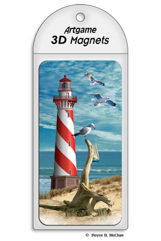 3D Magnet Leuchtturm