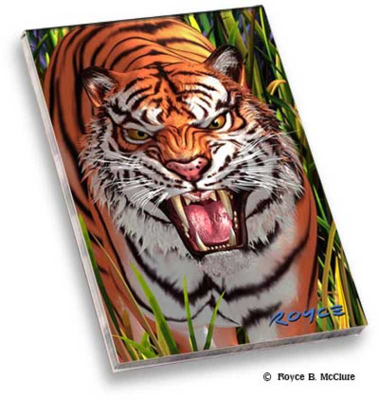 Memo Pad Tiger