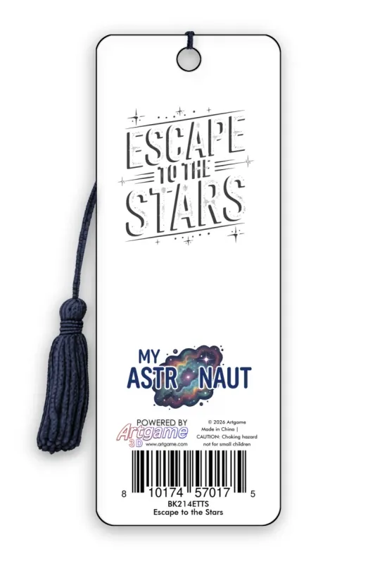 3D Lesezeichen Escape to the Stars Back