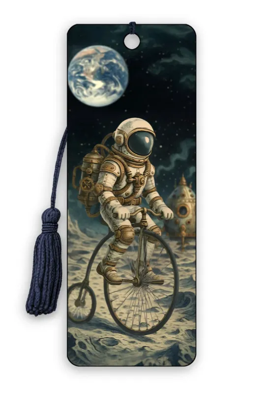 3D Lesezeichen Penny Farthing