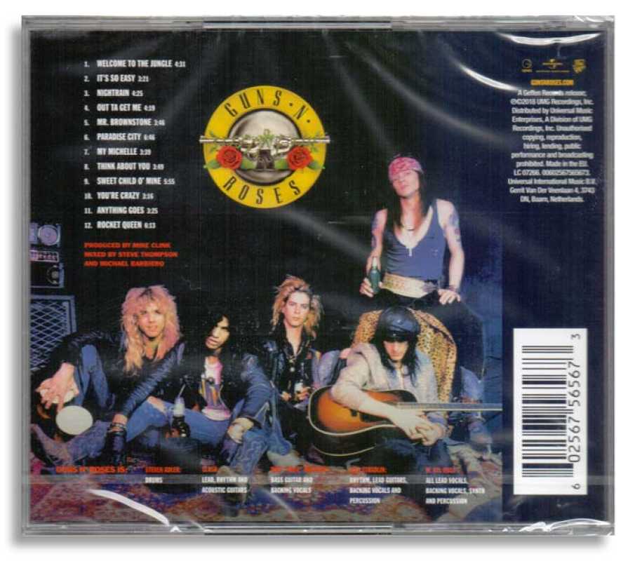 Guns N' Roses - Appetite For Destruction