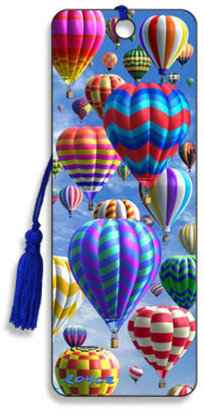 3D Lesezeichen Hot Air