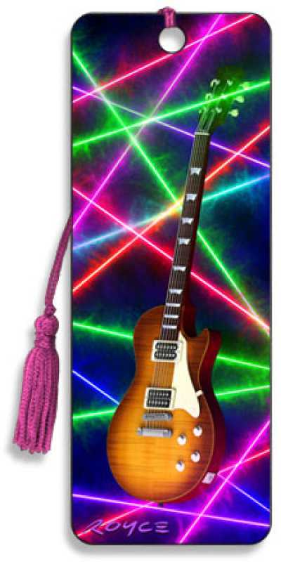 3D Lesezeichen Gitarre