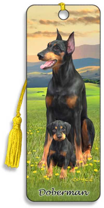 3D Lesezeichen Doberman 2