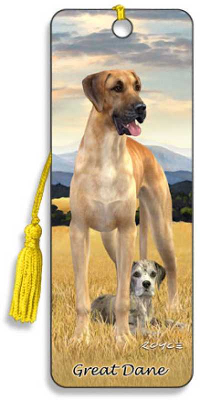 3D Lesezeichen Great Dane