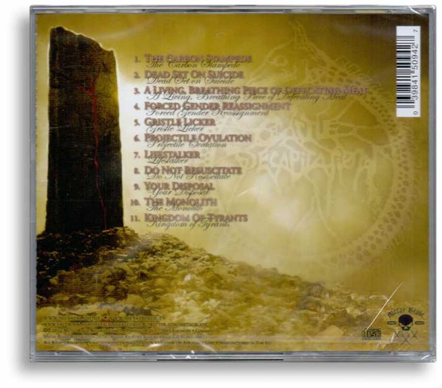 Cattle Decapitation - Monolith Of Inhumanity