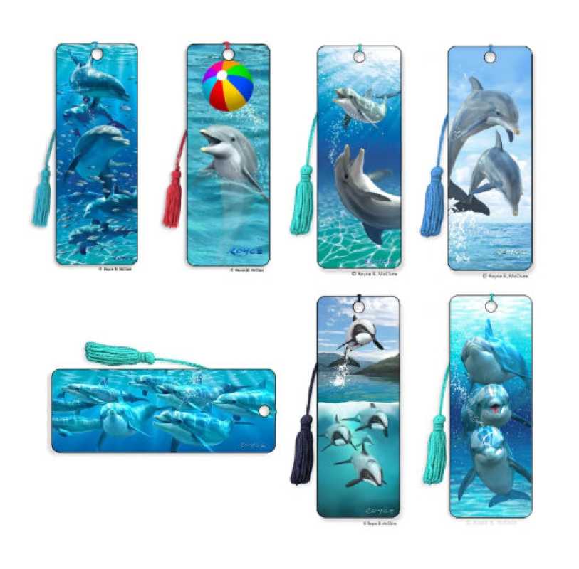 Bookmark Set Dolphins