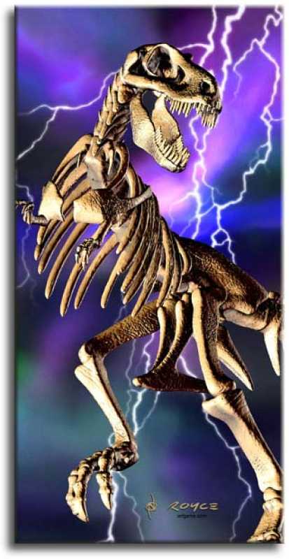 3D Poster Dino T-Rex