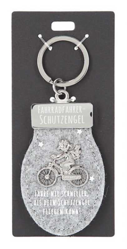 Schutzengel Schlüsselanhänger Fahrradfahrer