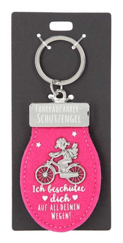 Schutzengel Schlüsselanhänger Fahrradfahrer