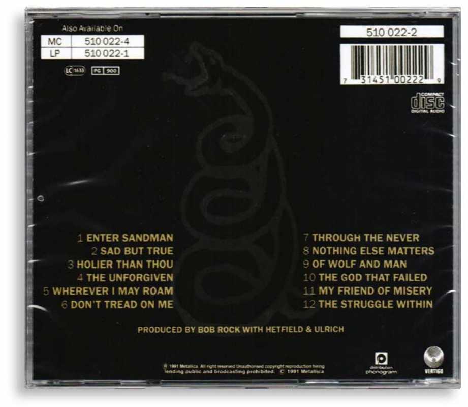Metallica - The Black Album