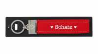 Glücksfilz Schlüsselband Schatz