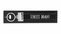 Glücksfilz Schlüsselband SCHEISS DRAUF!
