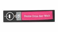 Glücksfilz Schlüsselband Beste Oma der Welt