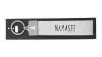 Glücksfilz Schlüsselband Namaste