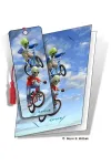 3D Grußkarte BMX Aliens