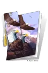 3D Grußkarte Adler